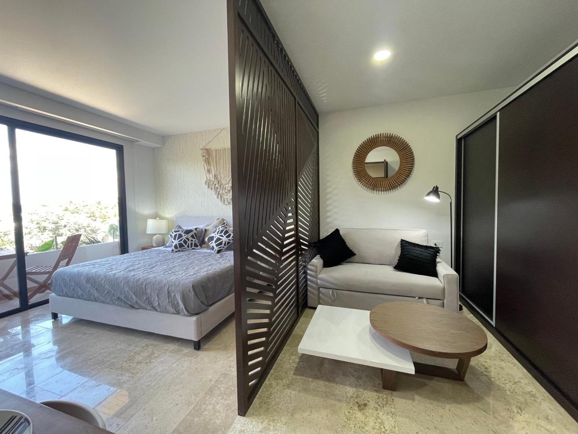 Luxurious Studio In Menesse Tulum Pool Gym Cinema By Yeah الغرفة الصورة