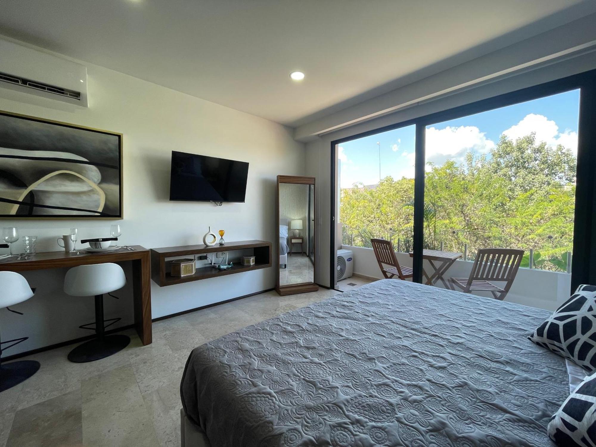 Luxurious Studio In Menesse Tulum Pool Gym Cinema By Yeah الغرفة الصورة